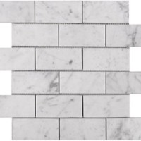 Carrara Marble 2x4 Mosaics