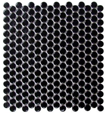 Alameda Pennyrounds black-gloss-1-inch